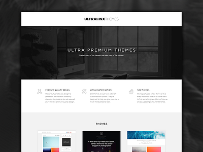 UltraLinx Themes black classy clean design minimal theme themes tumblr ultralinx web wordpress