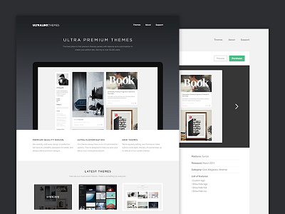 Theme Site Redesign clean design minimal theme tumblr ultralinx web website