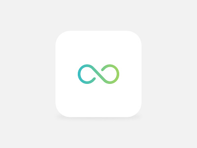 Infinity Icon iOS 7 clean gradient icon ios iphone minimal ultralinx