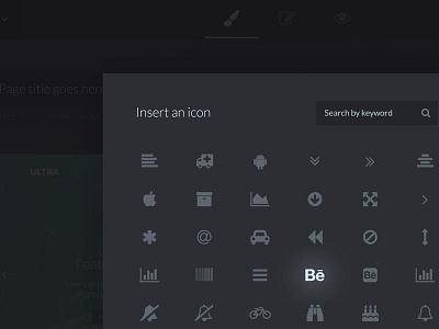 Icon Modal - WordPress