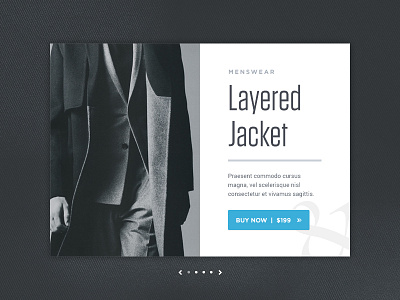 Menswear Highlighted Offer Widget