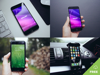 8 FREE Natural iPhone 6 Mockups