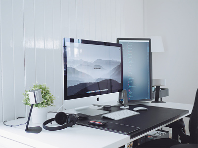 Summer Workspace 2016 code imac mac minimal office setup workspace