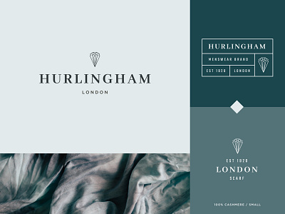 Hurlingham Menswear Brand branding classy fashion logo menswear minimal style styleguide