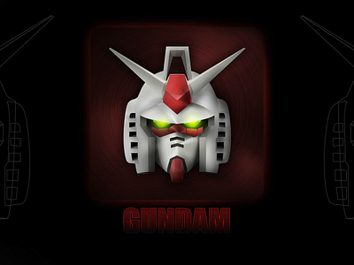 Gundam icon design design gundam icon icon design logo robot ui ui design webdesign website