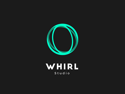Whirl Studio app brand design good icon idea identity illustration ios logo mark