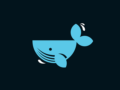 Whaledone Studio Start ! animal logo whale
