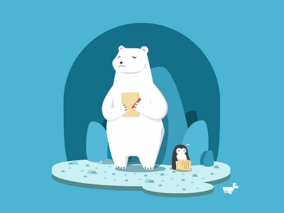 AE : Character | Whaledone Studio bear branding concept character concept design illustration mood polar polarbear vector