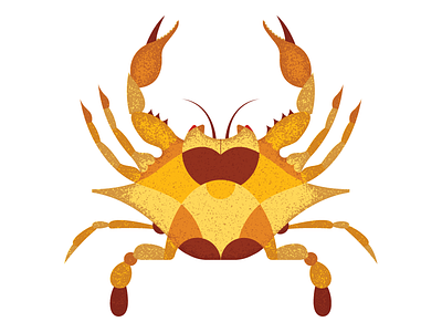 Geometric Crab geometric illustration vector