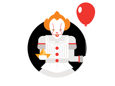 Pennywise character halloween horror horror movies illustration it pennywise vector