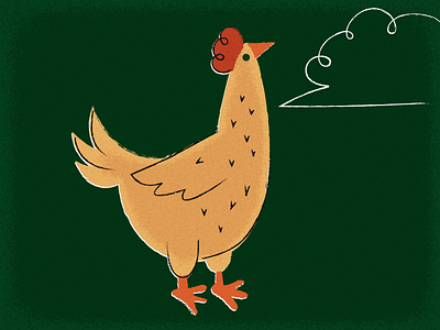 Farm Chicken chicken farm illustration vector