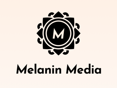 Melanin Media branding logo typography