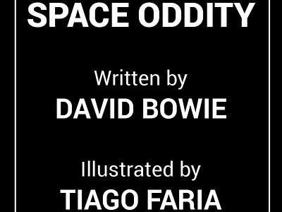 Space Oddity - Comic Book bowie comic david exploration illustration oddity space