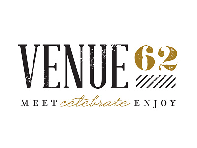 Venue 62 #2 branding logo restaurant rustic