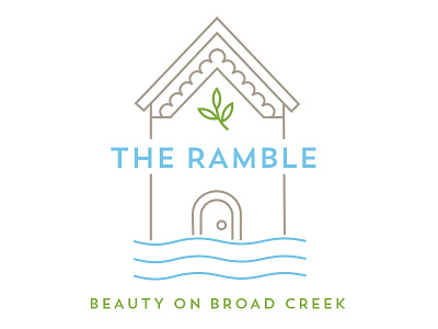 The Ramble Logo architecture illustration logo victorian