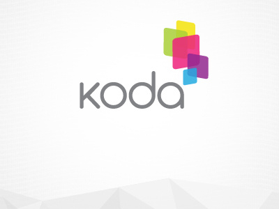 koda Logo background logo low poly texture
