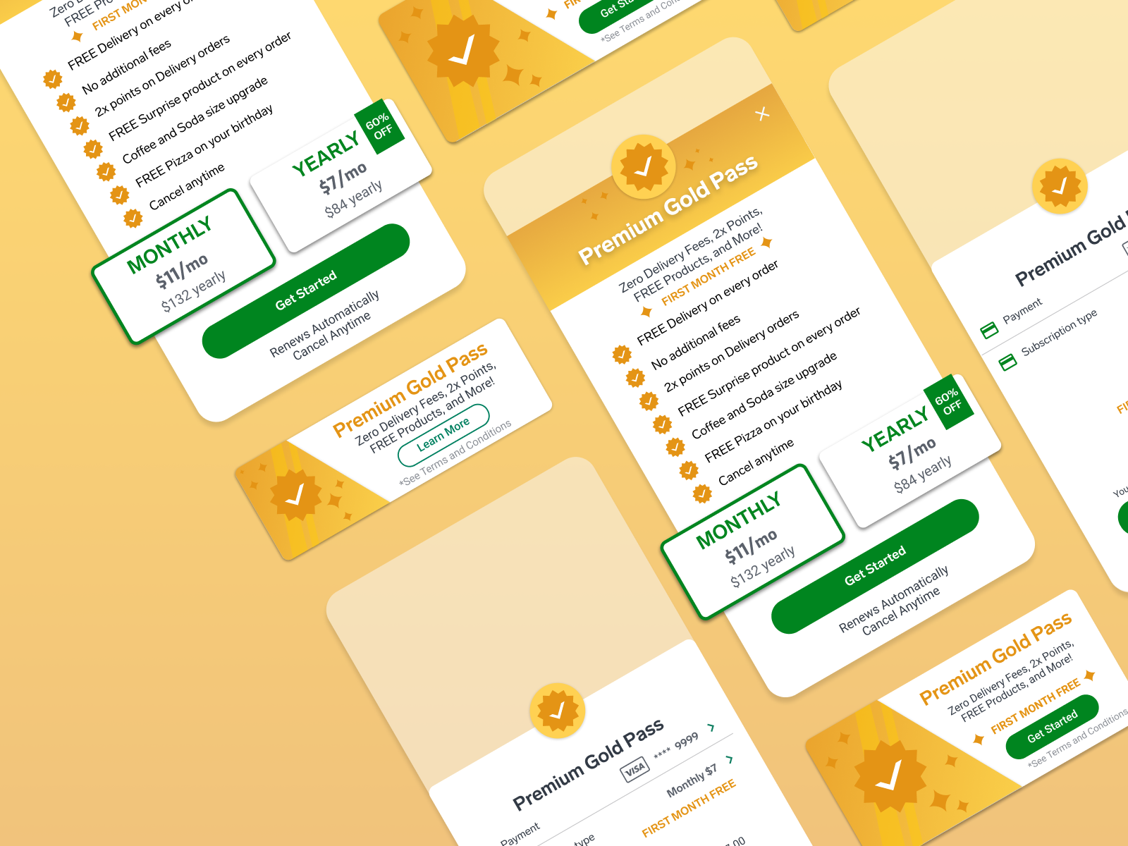 GOLD PASS by Lily Bather on Dribbble