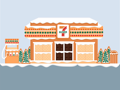 7-Eleven Gingerbread house