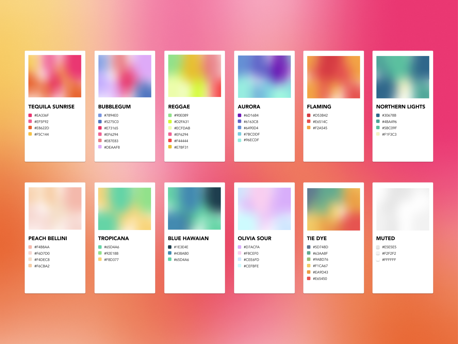 Magic Gradient Library on Figma by Lily Bather on Dribbble