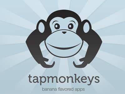 Tapmonkeys logo monkey tapmonkeys