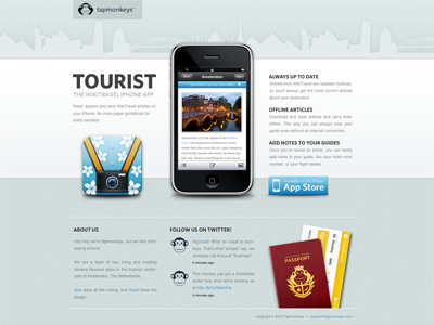 Tourist site icons passport tapmonkeys tourist