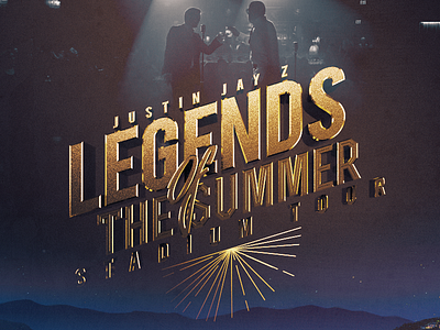 Legends of The Summer app cable cd cover cinema 4d logo music typography