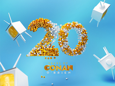 20 Years of Conan O'brien cinema 4d conan conan obrien conan20 tbs teamcoco