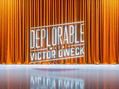 Deplorable with Victor Dweck 3d animation cinema 4d design illustration typography