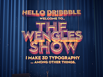 The Debut cinema 4d debut typography