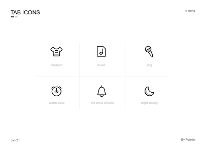 tab icons