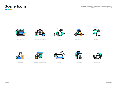 Scene Icons design icon illustration ui web