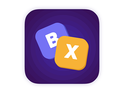 Two Letters: Wordy Domino app appicon blocks game icon ios ios app letter letters word wordicon