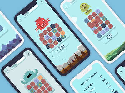 Monsters VS. Words: match-3 app blocks design game ios letter letters match 3 match3 word wordgame