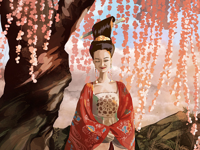 The emperor's concubine illustrations