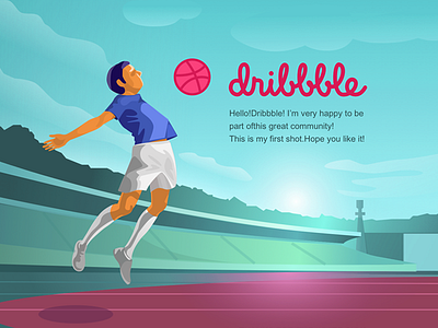 Start the journey of dribbble illustrations