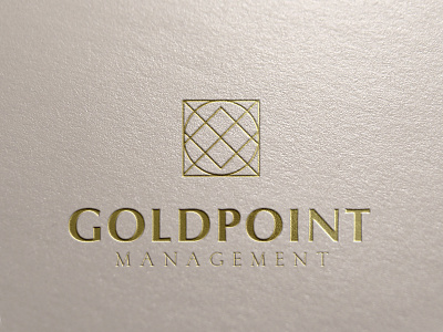 Goldpoint Logo Concept branding identity logo management real estate realty