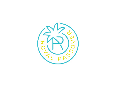 Royal Passover brand design branding identity logo logo design passover royal tropical vacation