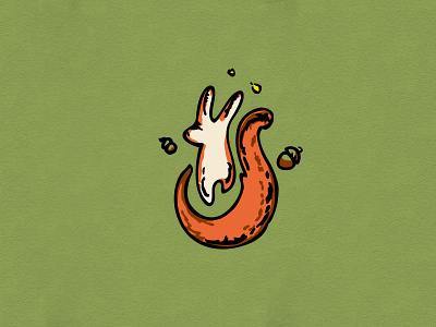 Little squirrel illustration
