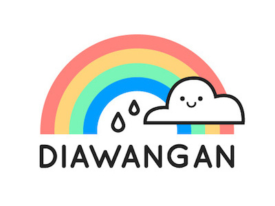 Logo - Diawangan cloud cute logo rainbow