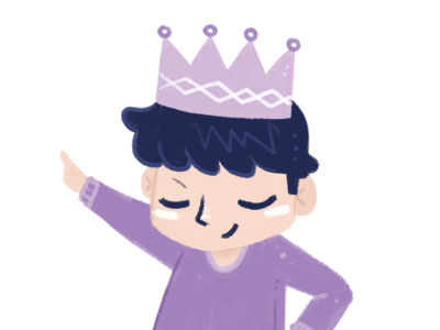 Illustration - The Little Prince king prince