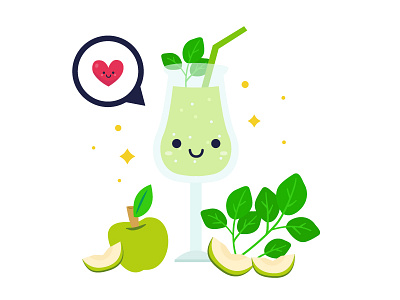 Illustration : Smoothie 01 download freepik green apple juice smoothie spinach