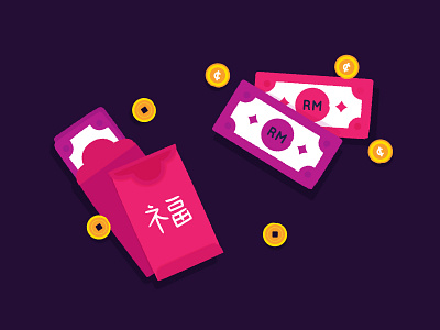 Icon - Angpao angpao cash digital money e money money shilling