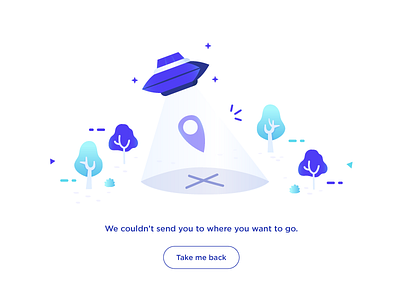 Error Page error illustration lost ufo