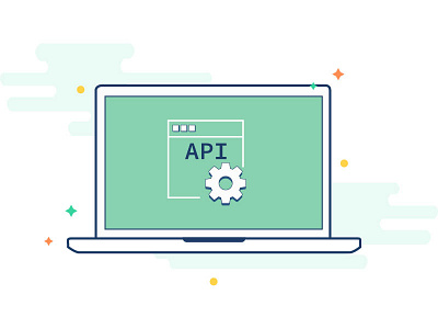 API Settings api api design api icon api settings icon illustration infographic design pavani pavanitln