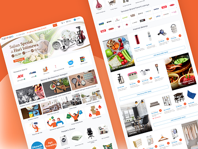 Ruparupa New Design Concept ecommerce fresh furniture indonesia retail website