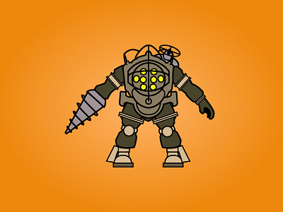 Big Daddy big daddy bioshock illustration