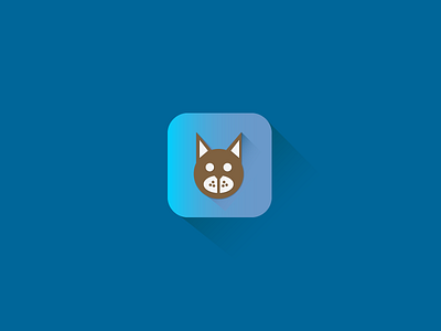 Cat Icon flat icon ios ios7 logo shadow