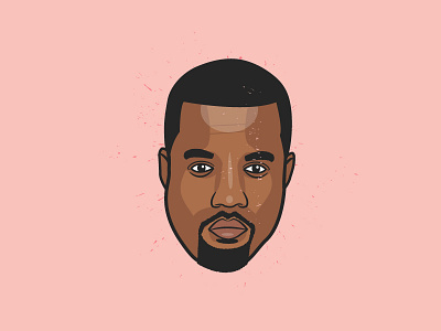 Kanye West illustration kanye west portrait vector yeezus yeezy