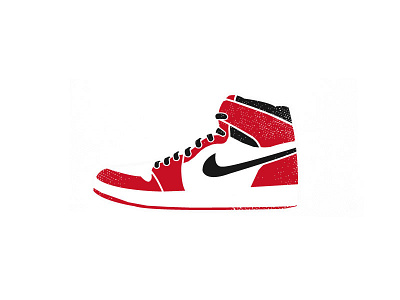 Air Jordan I air jordan basketball illustration nike shoe