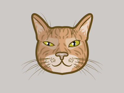 Cat. cat illustration vector